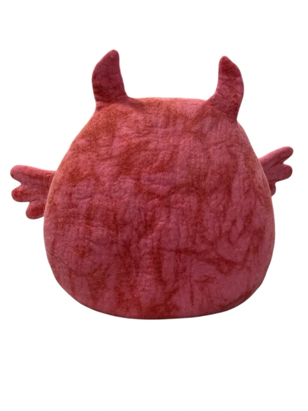 West Elm Halloween Pink  Felt Monster Candy Bowl NWT